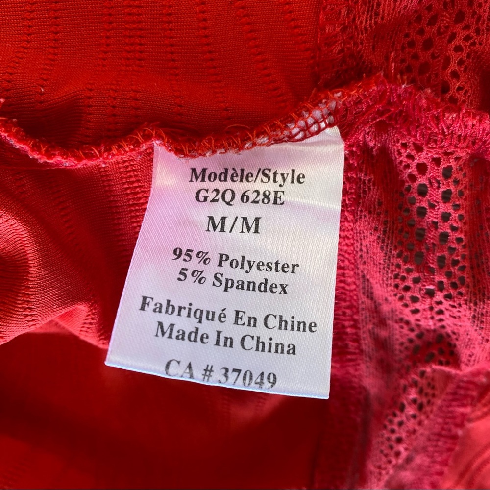 Le Grenier Red Lace Shrug Size M - Picture 4 of 7